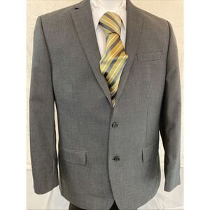 Michael Kors Sport Coat Blazer Mens Size 42L Two Button Checked Navy Green